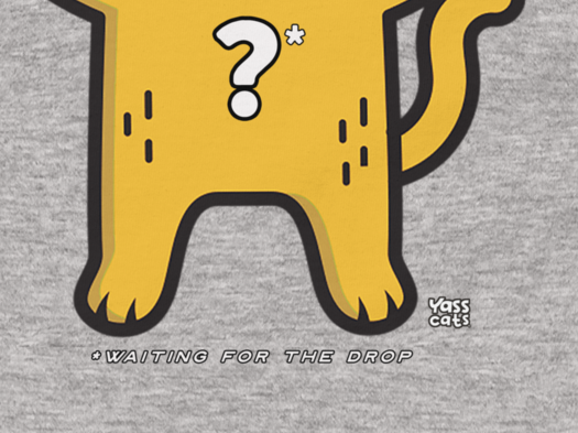 Yass Cats - Yellow Hello - T-shirt à manches courtes pour femme