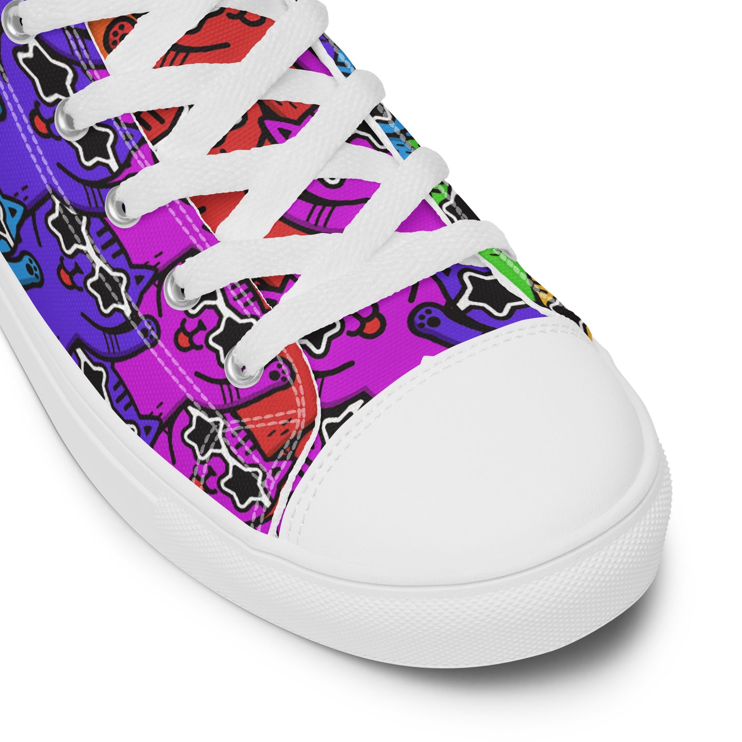 Yass Cats - Rainbow warrior - Men’s high top skater shoes