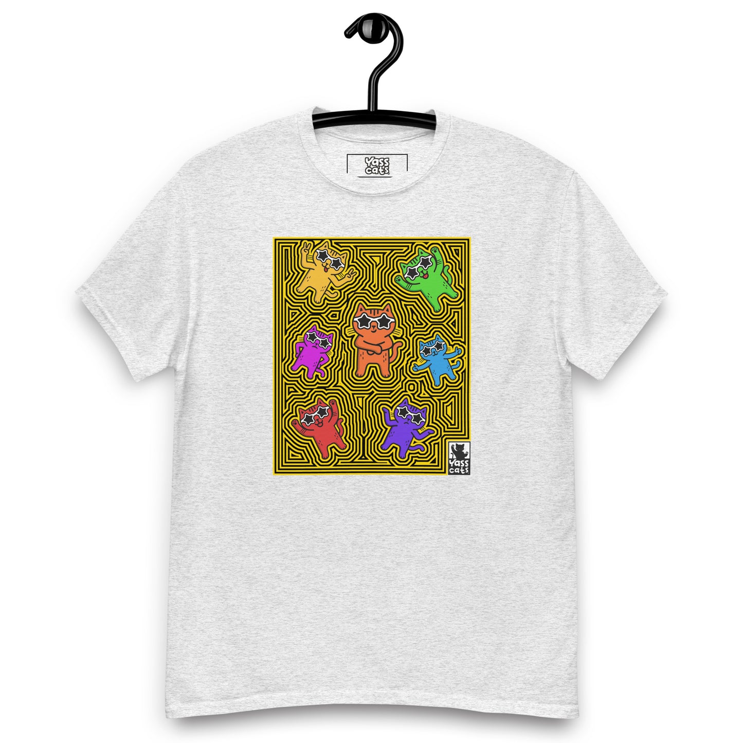 YASS CATS - KITTY MAZE - classic tee