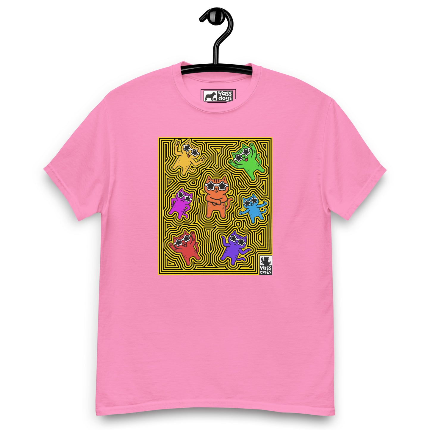 YASS CATS - KITTY MAZE - classic tee