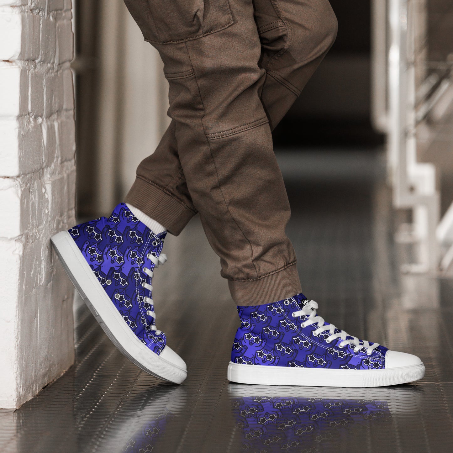 Yass Cats - Blue Monday - Men's skater sneakers