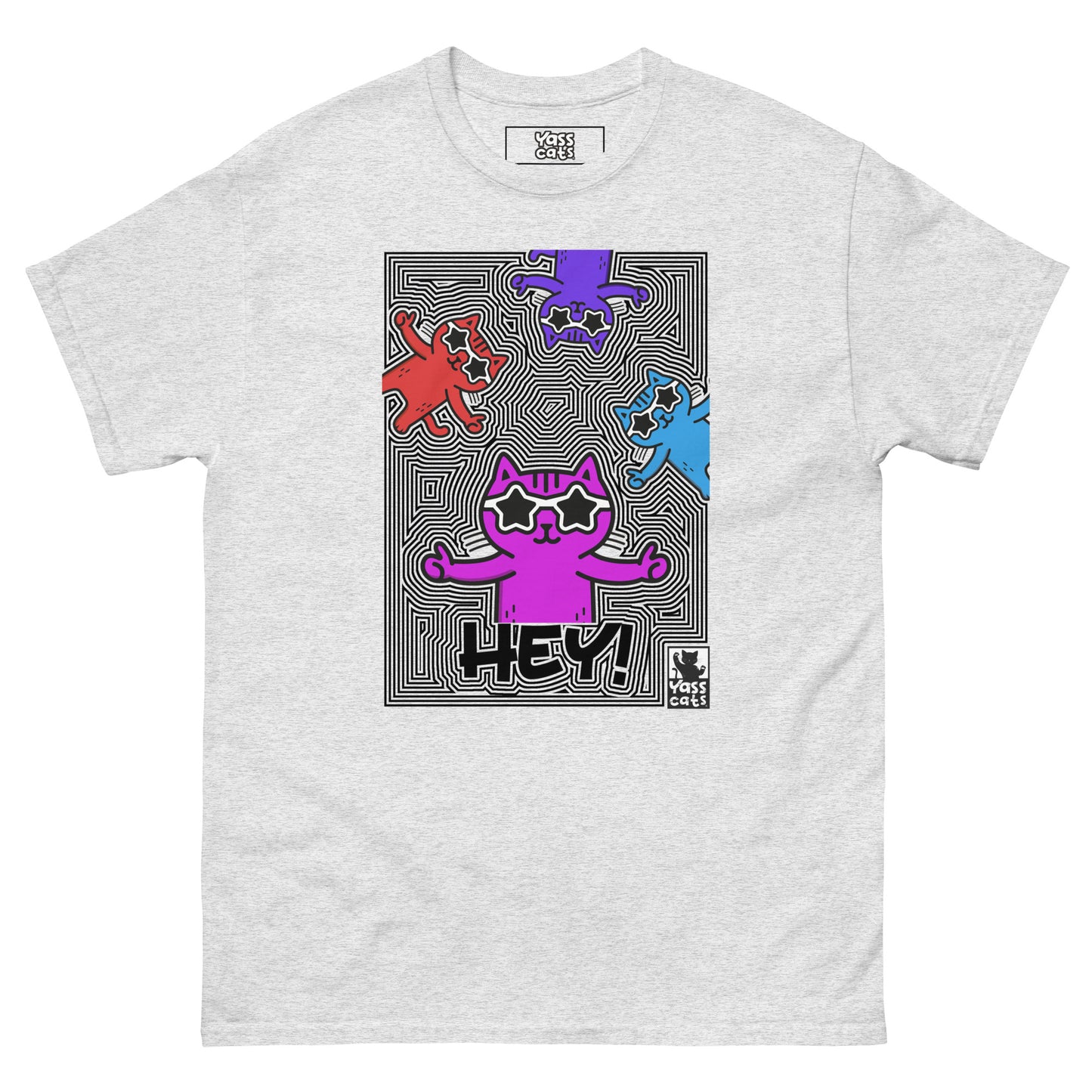 YASS CATS - HEY - classic tee