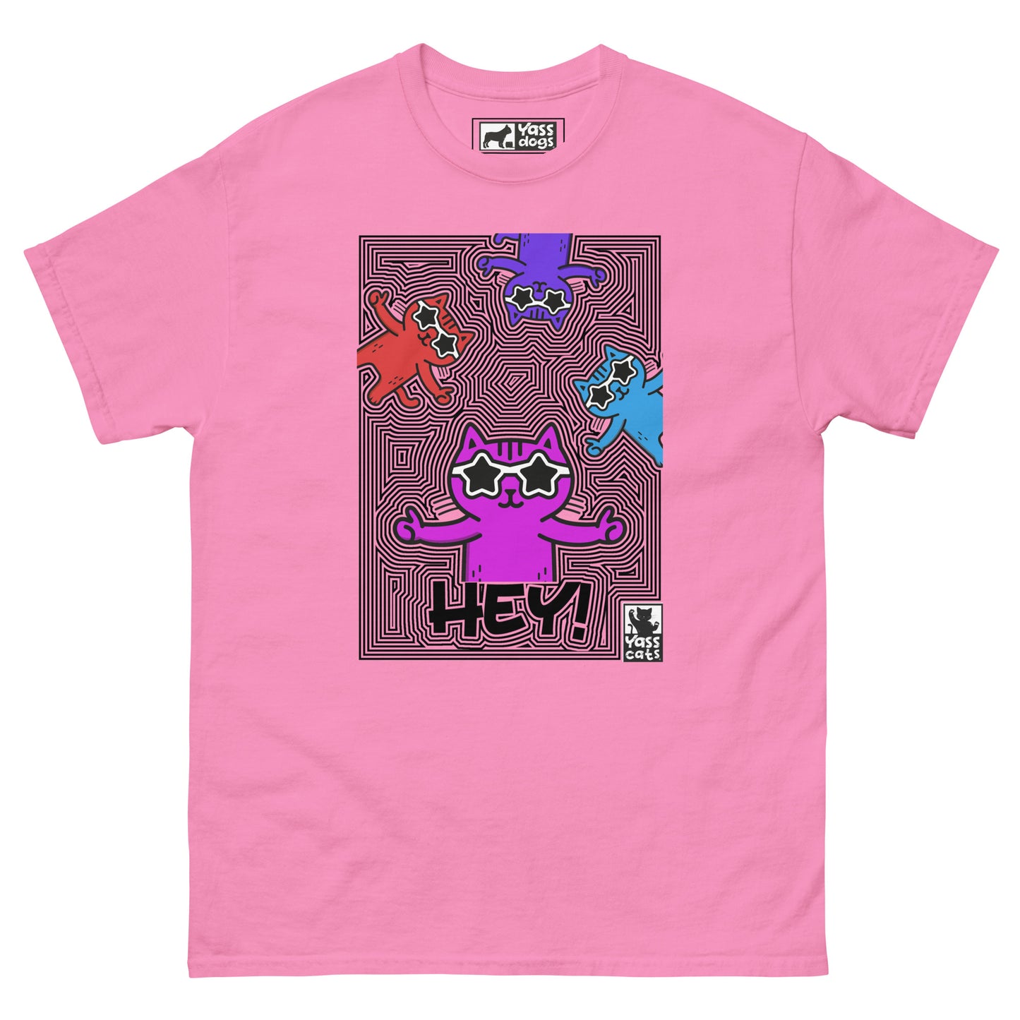 YASS CATS - HEY - classic tee