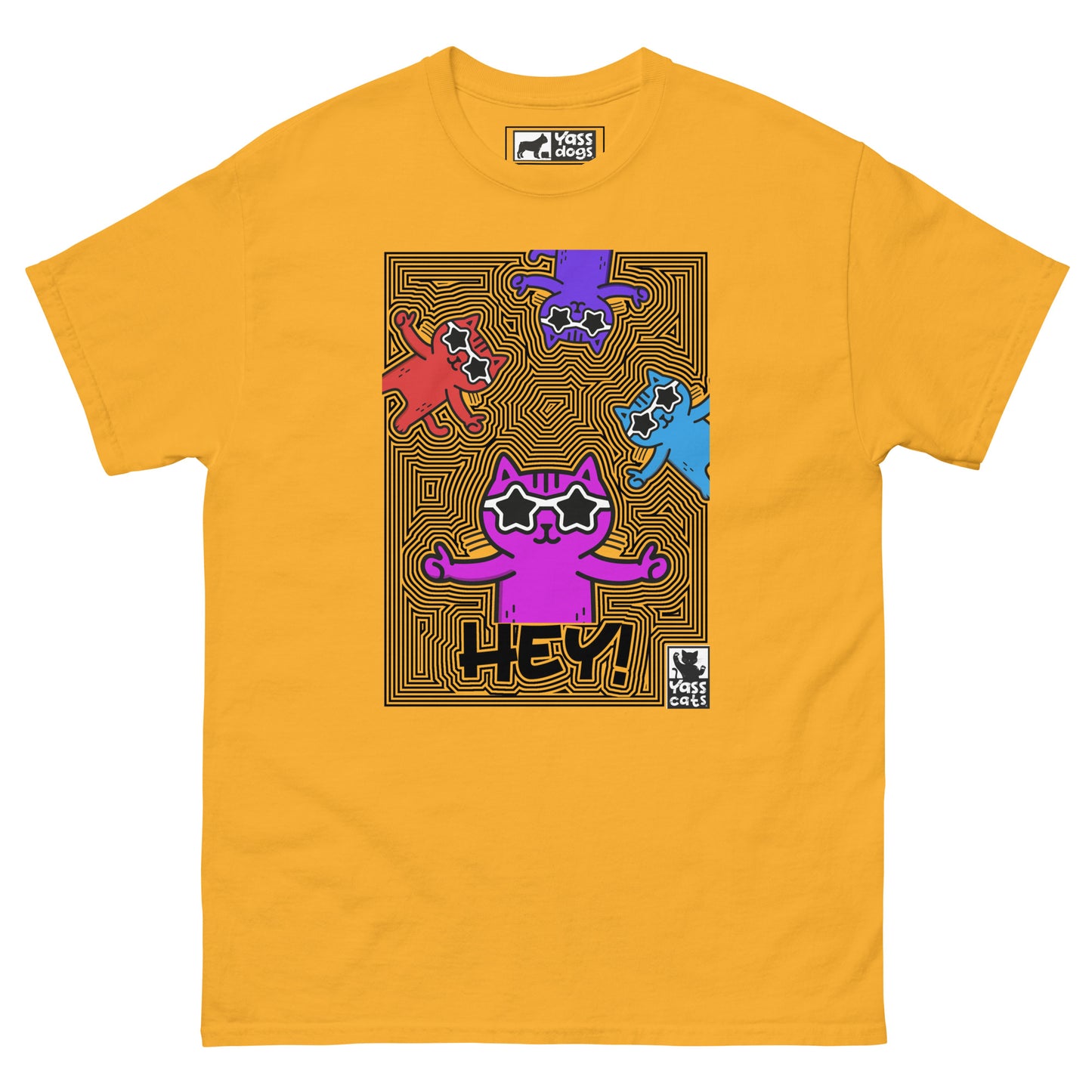 YASS CATS - HEY - classic tee