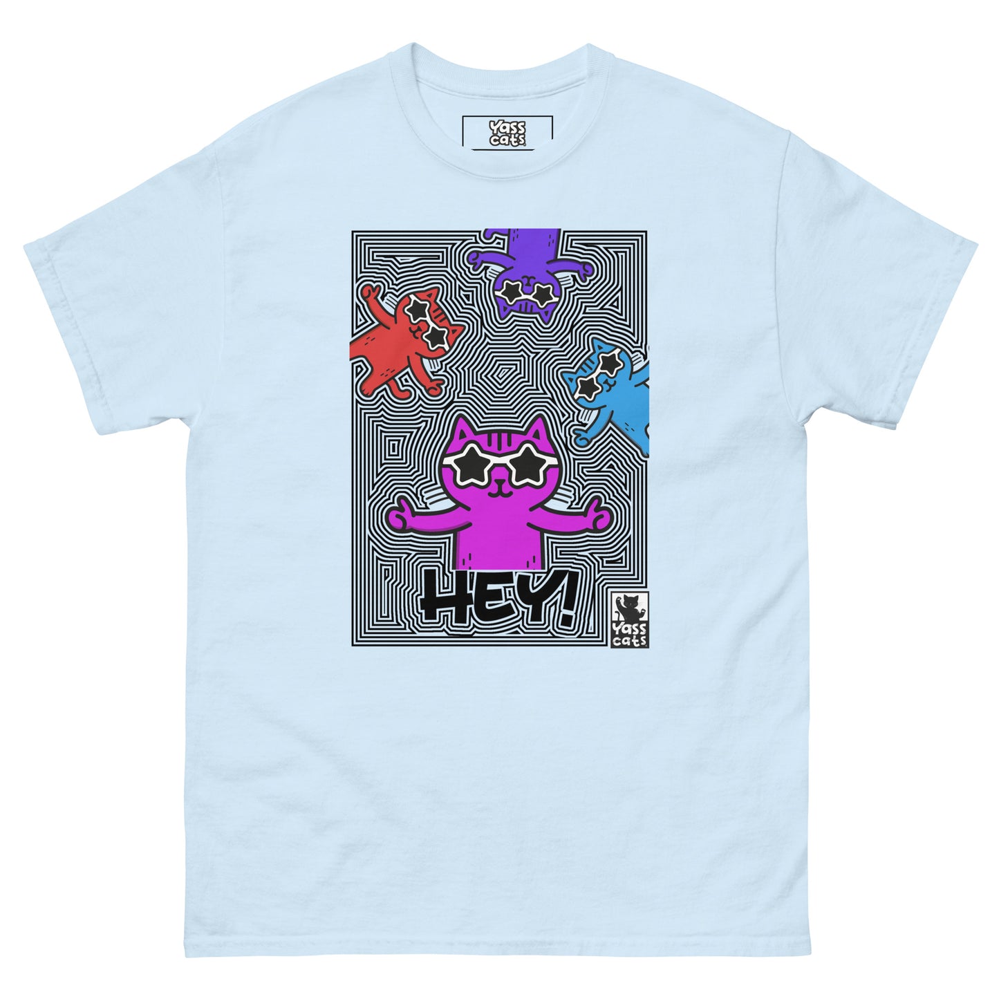 YASS CATS - HEY - classic tee