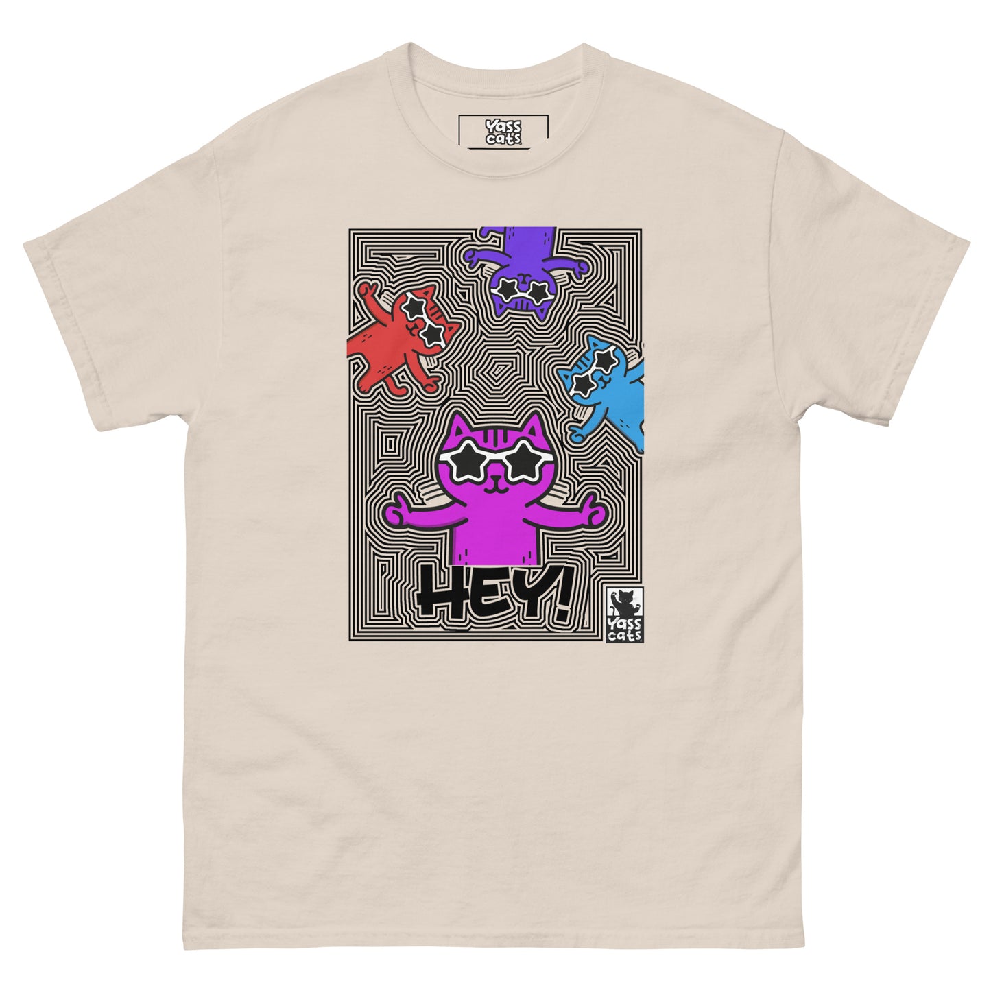 YASS CATS - HEY - classic tee