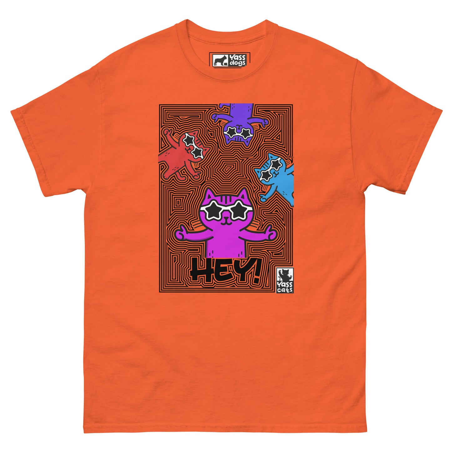 YASS CATS - HEY - classic tee