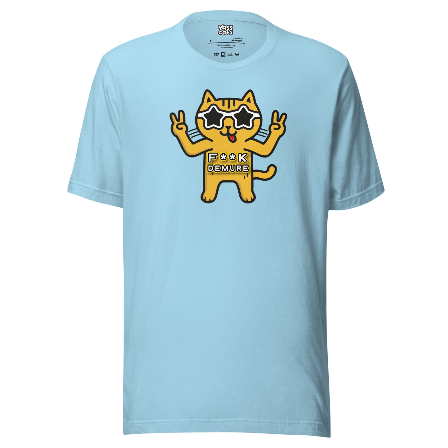 YASS CATS - F**K DEMURE - Women's short sleeve t-shirt