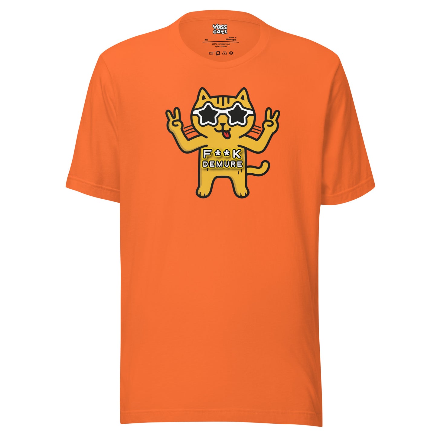 YASS CATS - F**K DEMURE - Women's short sleeve t-shirt