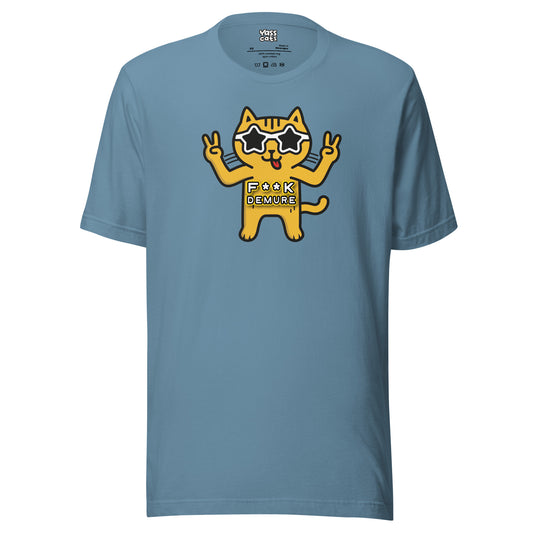 YASS CATS - F**K DEMURE - Women's short sleeve t-shirt
