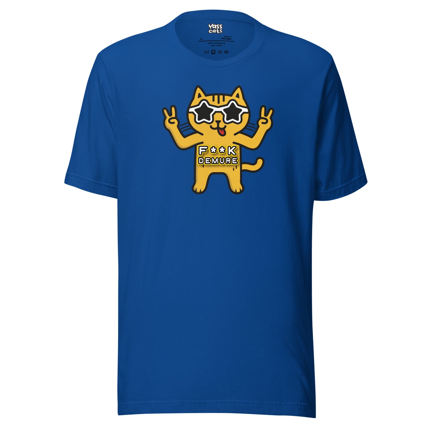 YASS CATS - F**K DEMURE - Women's short sleeve t-shirt